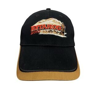 Iditarod 2010 Alaska Dog Sled Mountain Graphic Cotton Baseball Cap Strapback Hat